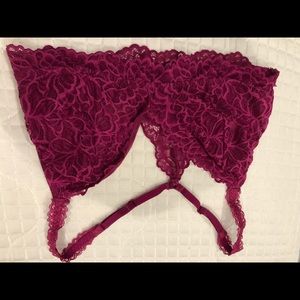Purple bralette NWOT